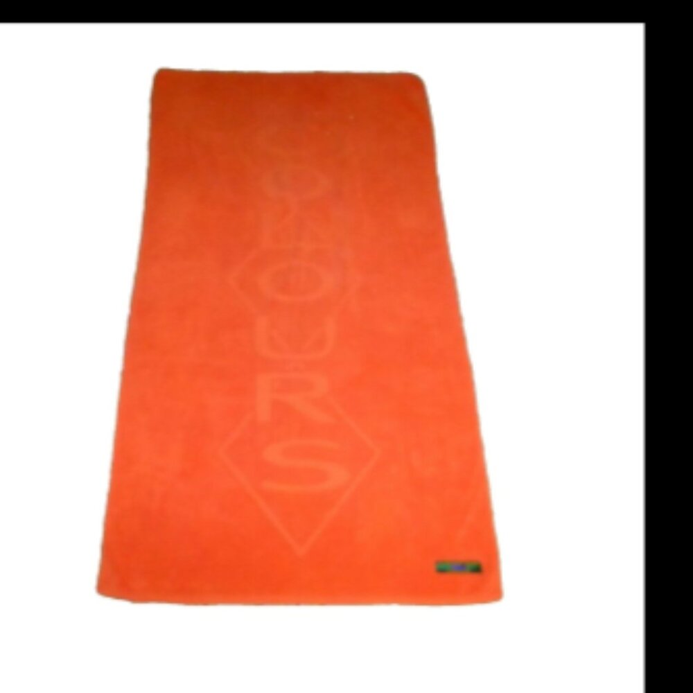 Rare large vintage Alexander Julian Colours logo beach towel